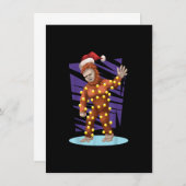 Bigfoot Santa Sasquatch Santa Bigfoot Christmas Li Einladung (Vorne/Hinten)