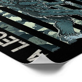 Bigfoot Sasquatch A Legend Like Me Is Hard To Find Poster (Ecke)