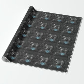 Bigfoot Sasquatch Alien Liebe Handzeichen Geschenkpapier (Ungerollt)