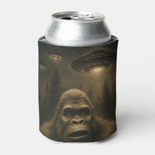 Bigfoot Sasquatch Alien UFO Funny Dosenkühler