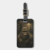 Bigfoot Sasquatch Alien UFO Funny Gepäckanhänger (Vorderseite vertikal)