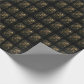 Bigfoot Sasquatch Alien UFO Funny Geschenkpapier (Ecke)