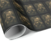 Bigfoot Sasquatch Alien UFO Funny Geschenkpapier (Rolleneckpunkt)