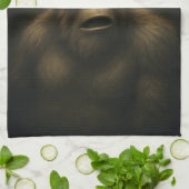 Bigfoot Sasquatch Alien UFO Funny Geschirrtuch (Gefaltet)