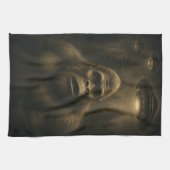 Bigfoot Sasquatch Alien UFO Funny Geschirrtuch (Horizontal)