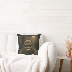 Bigfoot Sasquatch Alien UFO Funny Kissen