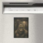 Bigfoot Sasquatch Alien UFO Funny Magnet (In Situ (Geschirrspüler))