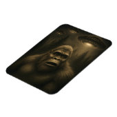 Bigfoot Sasquatch Alien UFO Funny Magnet (Linke Seite)