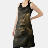 Bigfoot Sasquatch Alien UFO Funny Schürze (InSitu)
