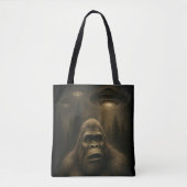 Bigfoot Sasquatch Alien UFO Funny Tasche (Vorderseite)