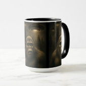 Bigfoot Sasquatch Alien UFO Funny Tasse (VorderseiteRechts)
