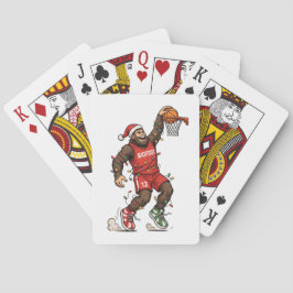 Bigfoot Sasquatch Basketball Weihnachten 2026 Feie Spielkarten