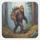 Bigfoot Sasquatch birthday father's day Sticker (Vorderseite)