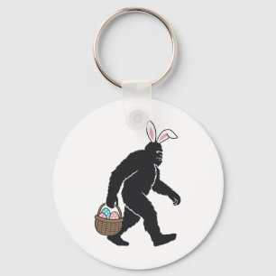 Bigfoot Sasquatch Bunny Ears Carry Ostereier B Schlüsselanhänger