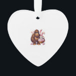 Bigfoot Sasquatch Bunny Easter Eggs Retro Men Boys Ornament<br><div class="desc">Bigfoot Sasquatch Bunny Easter Eggs Retro Men Boys Kids Cute T-Shirt_1</div>