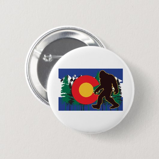Bigfoot-Sasquatch Button (Vorne & Hinten)