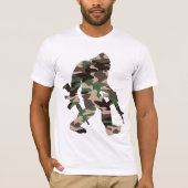 Bigfoot Sasquatch Camouflage T - Shirt (Vorderseite)