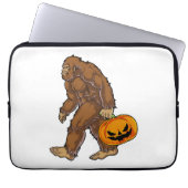 Bigfoot Sasquatch Carry Beängstigend Pumpkin T Shi Laptopschutzhülle (Vorderseite)