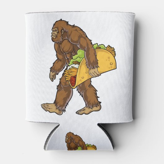 Bigfoot Sasquatch Carry Taco Dosenkühler (Vorderseite)