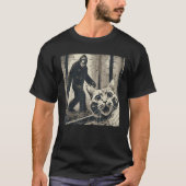Bigfoot Sasquatch Cat Selfie Funny Meme Kitty Men T-Shirt (Vorderseite)