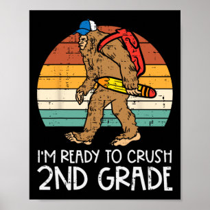 Bigfoot Sasquatch Crush 2. Klasse 2 Erster Tag Poster