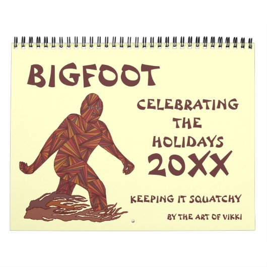 Bigfoot Sasquatch Cryptid Geek 2015 Kalender (Titelbild)