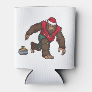 Bigfoot Sasquatch Curling Weihnachten 2026 Feierta Dosenkühler