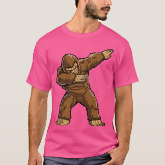 Bigfoot Sasquatch Dabbing T Shirt Funny Dab Monste