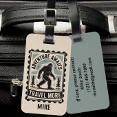 BigFoot Sasquatch Der sonnige Squatchy Forest Vint Gepäckanhänger