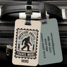 BigFoot Sasquatch Der sonnige Squatchy Forest Vint