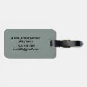 BigFoot Sasquatch Der sonnige Squatchy Forest Vint Gepäckanhänger (Rückseite horizontal)