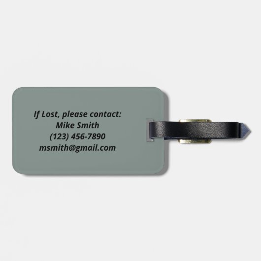 BigFoot Sasquatch Der sonnige Squatchy Forest Vint Gepäckanhänger (Rückseite horizontal)