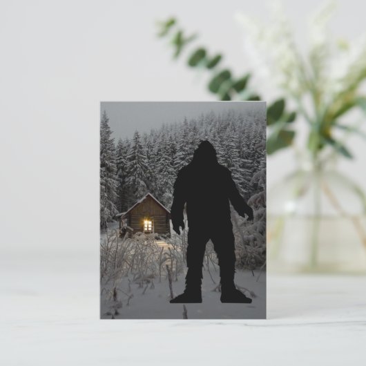 BIGFOOT SASQUATCH DER WOLDPOSTKARTE POSTKARTE (Stehend Vorderseite)