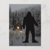 BIGFOOT SASQUATCH DER WOLDPOSTKARTE POSTKARTE (Vorderseite)
