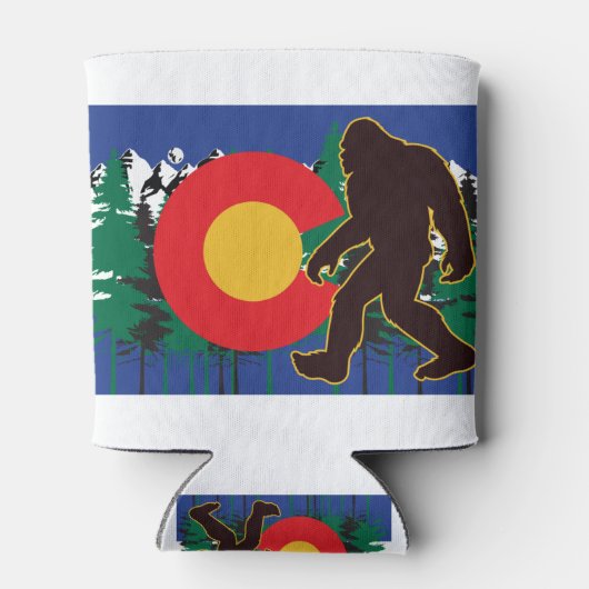 Bigfoot-Sasquatch Dosenkühler (Rückseite)