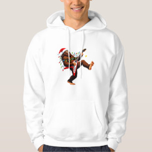 Bigfoot Sasquatch E-Gitarre Weihnachten 2026 Hoodie