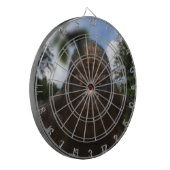 BIGFOOT SASQUATCH FACE PORTRATRAIN Dartboard Dartscheibe (Vorderseite Links)