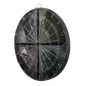 BIGFOOT SASQUATCH FACE PORTRATRAIN Dartboard Dartscheibe (Vorderseite rechts)