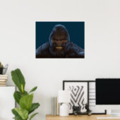 BIGFOOT SASQUATCH FACE PORTRATRATRATION III POSTER (Heimbüro)