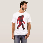 Bigfoot Sasquatch Flannel T-Shirt (Vorne ganz)
