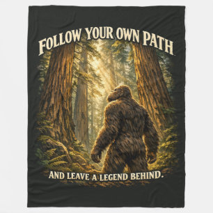 Bigfoot Sasquatch Fleecedecke
