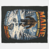 Bigfoot Sasquatch Fleecedecke (Vorderseite (Horizontal))