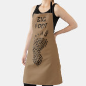 bigfoot,sasquatch,Footprint,skunk+ape, Schürze (InSitu)