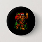 Bigfoot Sasquatch For Men Grandpa Boys Kids Christ Button (Vorderseite)
