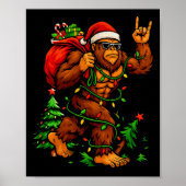Bigfoot Sasquatch For Men Grandpa Boys Kids Christ Poster (Vorne)