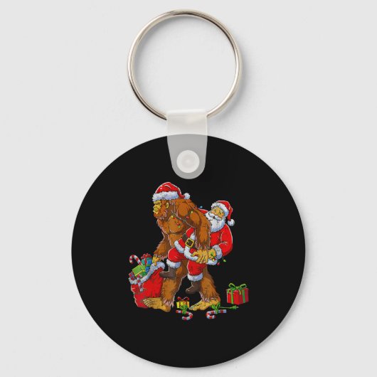 Bigfoot Sasquatch For Men Grandpa Boys Kids Christ Schlüsselanhänger (Vorderseite)