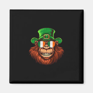 Bigfoot Sasquatch Frohen St. Patrick's Day Magnet