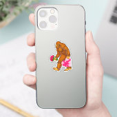 Bigfoot Sasquatch Funny Valentinstag Liebe Aufkleber (Telefon)