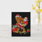 Bigfoot Sasquatch Für Männer Opa Jungen Kinder Wei Karte (Gelbe Blume)