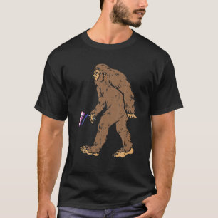 Bigfoot Sasquatch Genderfluid Flag Prix Nonbinary T-Shirt